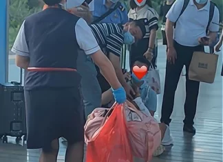父親獨自帶嬰兒坐高鐵，到站後發現孩子一動不動，父親直接崩潰癱地，網友揪心：還好虛驚一場