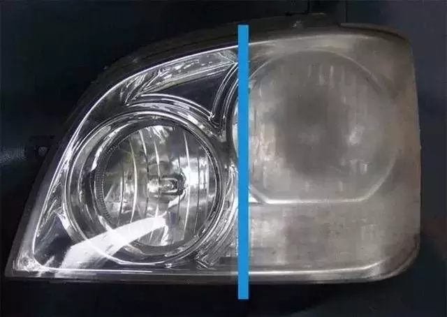   汽車大燈發黃模糊先別換，老司機教你兩招，大燈瞬間變成新的，好聰明啊