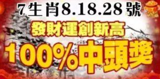 10月8.18.28號:七大生肖發財運創新高!