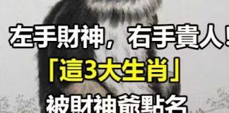 左手財神,右手貴人!「這3大生肖」被財神爺點名,八月必發大財